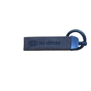 GENUINE LEATHER BIG KEYCHAIN FOR  KIA MOTOR  CAR BRAND BROWN COLOR